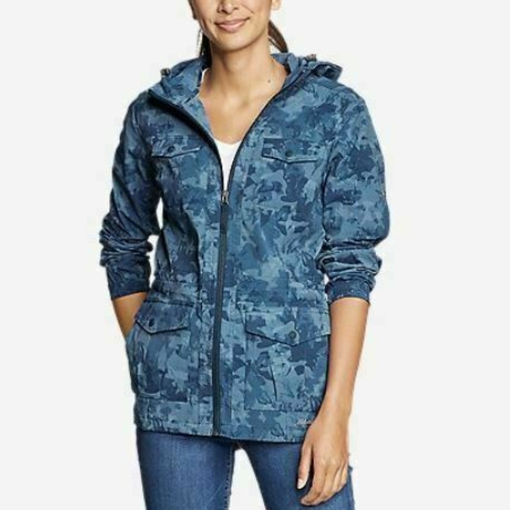 Eddie Bauer Blue Travex Women's Jacket Baltic Blue